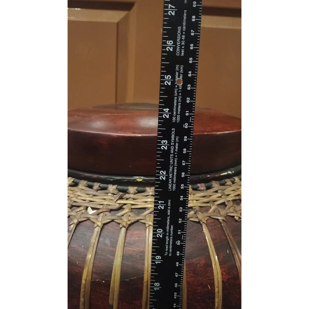 Burmese Chinese Home Decor 2️⃣4️⃣x1️⃣7️⃣Large Asian Woven Bamboo Storage Basket
